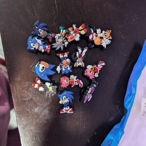 Not Rated Sonic Character Shoe Charms Set - Multicolor